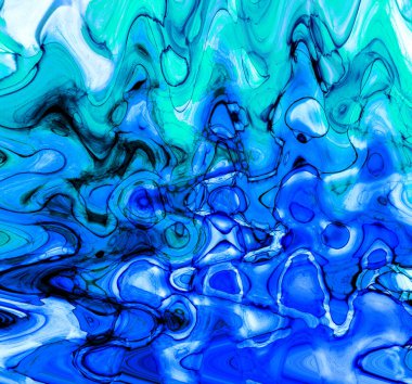 Alkol mürekkebi modern tasarımcılar için soyut sıvı sanat ve pop sanat modelleri yaratır.