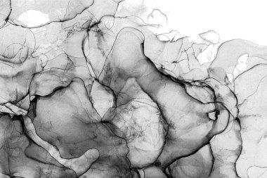 Yüksek kaliteli soyut tablolar, Çin tarzı soyut mürekkep resimleri ve alkol mürekkebiyle sunulan sanatsal altyapılar..