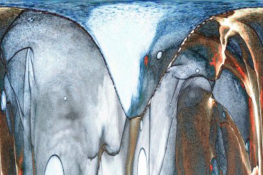 Alkol mürekkebiyle sunulan yüksek kaliteli soyut resim tasarımcıya modern bir sanat arkaplanı sunuyor..