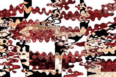 Pop sanat modern tasarım çizgiler ve renk blokları ile birleştirilmiştir