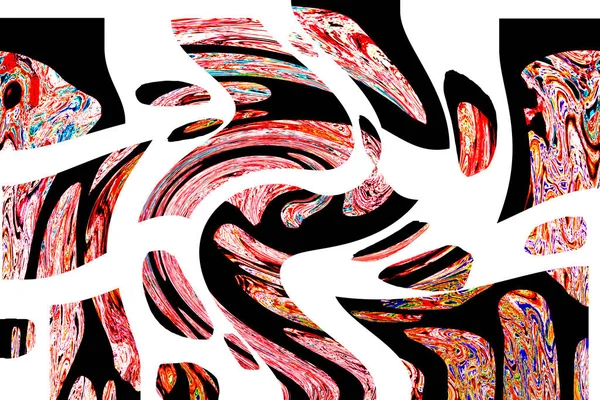 Pop sanat modern tasarım çizgiler ve renk blokları ile birleştirilmiştir