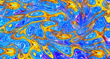 Pop sanat modern tasarım çizgiler ve renk blokları ile birleştirilmiştir