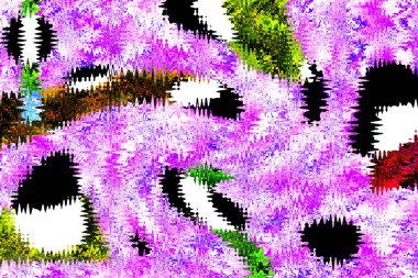 Pop sanat modern tasarım çizgiler ve renk blokları ile birleştirilmiştir