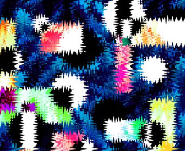 Pop sanat modern tasarım çizgiler ve renk blokları ile birleştirilmiştir