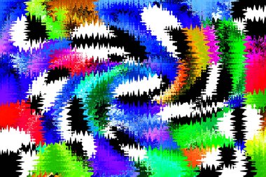 Pop sanat modern tasarım çizgiler ve renk blokları ile birleştirilmiştir