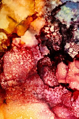 Alkol mürekkebiyle sunulan yüksek kaliteli modern sanat. Akik. Anlaşıldı. Yeşim. Yeşim. Mermer, mermer. Doku.