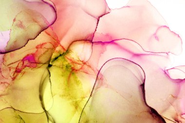 Alkol mürekkebiyle sunulan yüksek kaliteli soyut resim tasarımcıya modern bir sanat arkaplanı sunuyor..