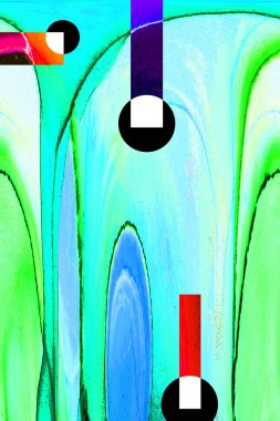 Alkol mürekkebi ve çağdaş tasarımın soyut sanat kalıplarıyla sunulan yüksek kaliteli pop sanat kalıpları.