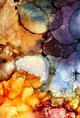 Alkol mürekkebiyle sunulan yüksek kaliteli modern sanat. Akik. Anlaşıldı. Yeşim. Yeşim. Mermer, mermer. Doku.