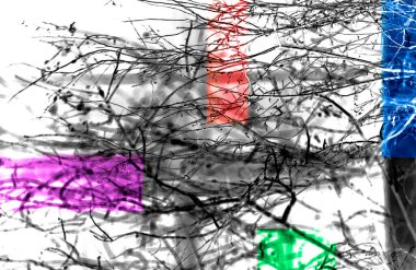 Alkol mürekkebi ve çağdaş tasarımın soyut sanat kalıplarıyla sunulan yüksek kaliteli pop sanat kalıpları.