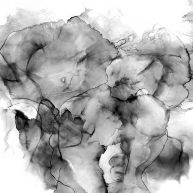 Alkol mürekkebiyle sunulan yüksek kaliteli soyut resim tasarımcıya modern bir sanat arkaplanı sunuyor..