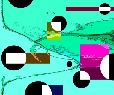 Alkol mürekkebi ve çağdaş tasarımın soyut sanat kalıplarıyla sunulan yüksek kaliteli pop sanat kalıpları.