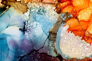 Alkol mürekkebiyle sunulan yüksek kaliteli modern sanat. Akik. Anlaşıldı. Yeşim. Yeşim. Mermer, mermer. Doku.