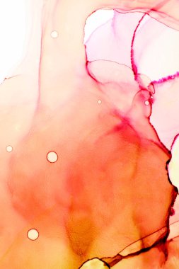 Alkol mürekkebiyle sunulan yüksek kaliteli soyut resim tasarımcıya modern bir sanat arkaplanı sunuyor..