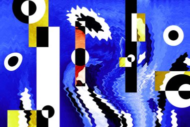 Alkol mürekkebi ve çağdaş tasarımın soyut sanat kalıplarıyla sunulan yüksek kaliteli pop sanat kalıpları.