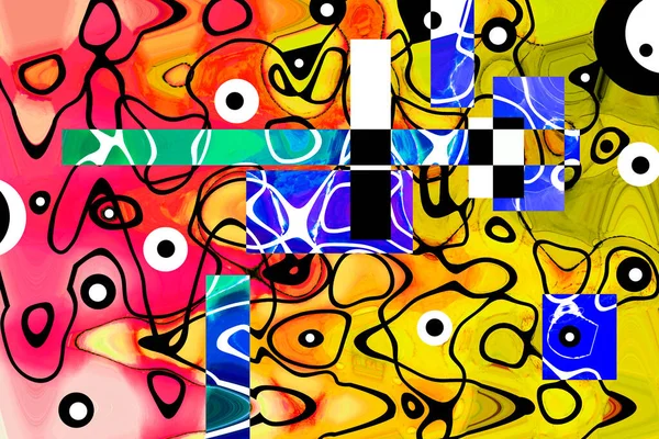 High Quality Pop Art Patterns Presented Alcohol Ink Abstract Art — Stock Photo, Image