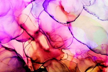 Alkol mürekkebi modern tasarımcılar için soyut sıvı sanat ve pop sanat modelleri yaratır.