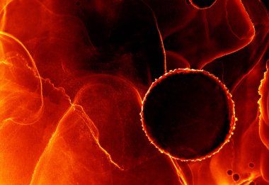 Alkol mürekkebi modern tasarımcılar için soyut sıvı sanat ve pop sanat modelleri yaratır.