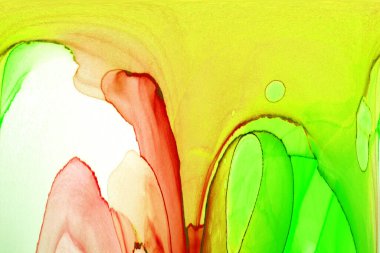 Alkol mürekkebi ve renkli soyut modern resim arka planıyla yapılmış yüksek kalite modern soyut resim..