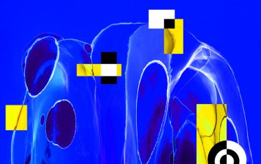 Alkol mürekkebi ve renkli soyut modern resim arka planıyla yapılmış yüksek kalite modern soyut resim..