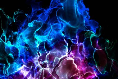 Alkol mürekkebiyle sunulan yüksek kaliteli soyut resim tasarımcıya modern bir sanat arkaplanı sunuyor..