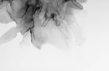 Alkol mürekkebinin sunduğu yüksek kaliteli akış sanatı tasarımcıya modern bir soyut arkaplan sağlar..