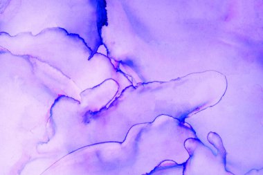 Alkol mürekkebinin sunduğu yüksek kaliteli akış sanatı tasarımcıya modern bir soyut arkaplan sağlar..