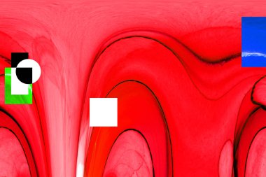 Alkol mürekkebinin sunduğu yüksek kaliteli akış sanatı tasarımcıya modern bir soyut arkaplan sağlar..