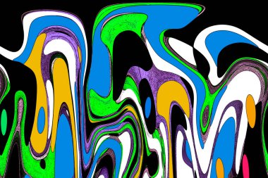 Alkol mürekkebiyle sunulan yüksek kaliteli soyut resim tasarımcıya modern bir sanat arkaplanı sunuyor..