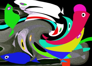 Alkol mürekkebiyle sunulan yüksek kaliteli soyut resim tasarımcıya modern bir sanat arkaplanı sunuyor..