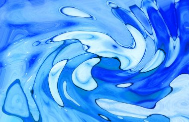 Alkol mürekkebiyle sunulan yüksek kaliteli soyut resim tasarımcıya modern bir sanat arkaplanı sunuyor..