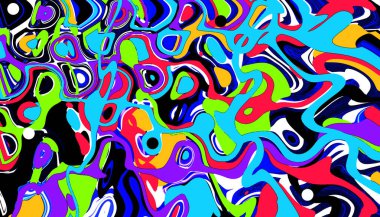 Alkol mürekkebiyle sunulan yüksek kaliteli soyut resim tasarımcıya modern bir sanat arkaplanı sunuyor..