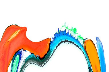 Alkol mürekkebinin sunduğu yüksek kaliteli akış sanatı tasarımcıya modern bir soyut arkaplan sağlar..