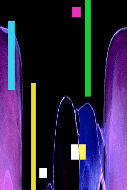 Alkol mürekkebiyle sunulan yüksek kaliteli soyut resim tasarımcıya modern bir sanat arkaplanı sunuyor..