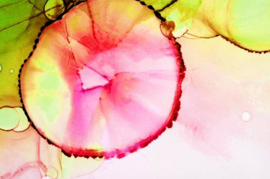 Alkol mürekkebiyle sunulan yüksek kaliteli modern sanat. Akik. Anlaşıldı. Yeşim. Yeşim. Mermer, mermer. Doku.