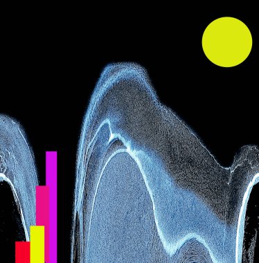 Alkol mürekkebiyle sunulan yüksek kaliteli soyut resim tasarımcıya modern bir sanat arkaplanı sunuyor..