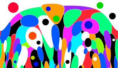 Alkol mürekkebiyle sunulan yüksek kaliteli soyut resim tasarımcıya modern bir sanat arkaplanı sunuyor..