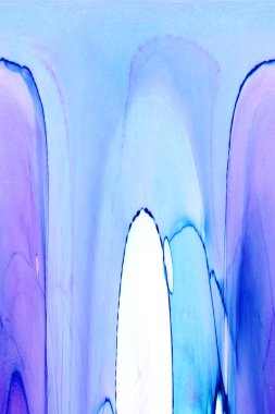 Alkol mürekkebinin sunduğu yüksek kaliteli akış sanatı tasarımcıya modern bir soyut arkaplan sağlar..