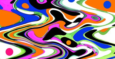 Alkol mürekkebiyle sunulan yüksek kaliteli soyut resim tasarımcıya modern bir sanat arkaplanı sunuyor..