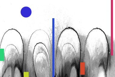 Alkol mürekkebiyle sunulan yüksek kaliteli soyut resim tasarımcıya modern bir sanat arkaplanı sunuyor..