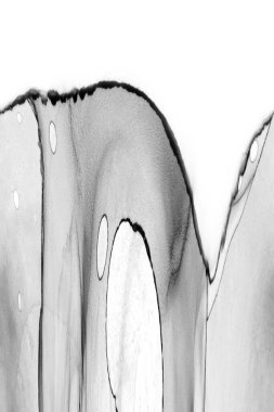 Alkol mürekkebinin sunduğu yüksek kaliteli akış sanatı tasarımcıya modern bir soyut arkaplan sağlar..