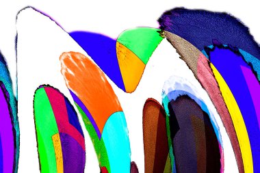 Modern soyut resim. Renkli akıcı sanat resimleri. Geometrik arkaplan.