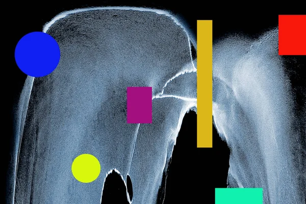 Alkol mürekkebiyle sunulan yüksek kaliteli soyut resim tasarımcıya modern bir sanat arkaplanı sunuyor..