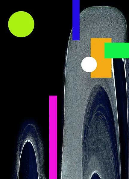 Alkol mürekkebiyle sunulan yüksek kaliteli soyut resim tasarımcıya modern bir sanat arkaplanı sunuyor..