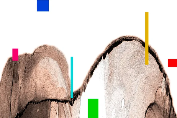 Alkol mürekkebiyle sunulan yüksek kaliteli soyut resim tasarımcıya modern bir sanat arkaplanı sunuyor..