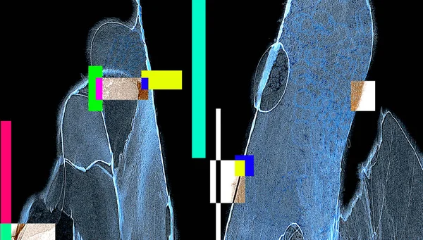Alkol mürekkebi ve renkli soyut modern resim arka planıyla yapılmış yüksek kalite modern soyut resim..