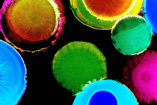 Modern soyut resim. Renkli akıcı sanat resimleri. Geometrik arkaplan.