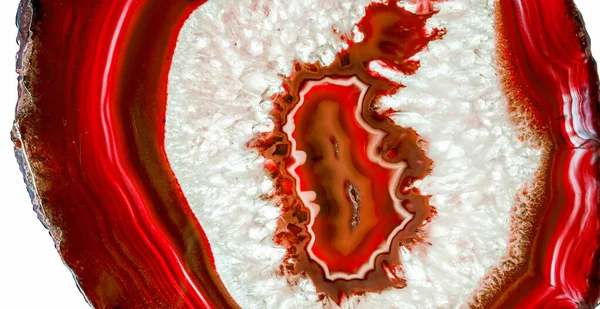 Kristal enine kesit arkaplanı. Doğal saydam agat kristal yüzey dilimi. Madenin makro yakın çekimi, soyut yapı