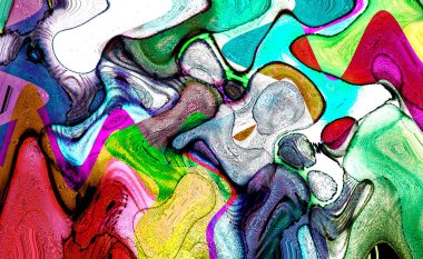 Modern tasarım çizimi. Çizgi ve renk bloğu geometrik şekiller. Pop sanat