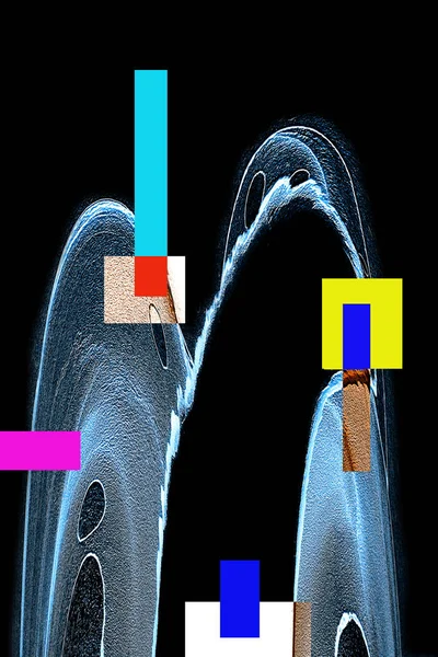 Alkol mürekkebi ve renkli soyut modern resim arka planıyla yapılmış yüksek kalite modern soyut resim..